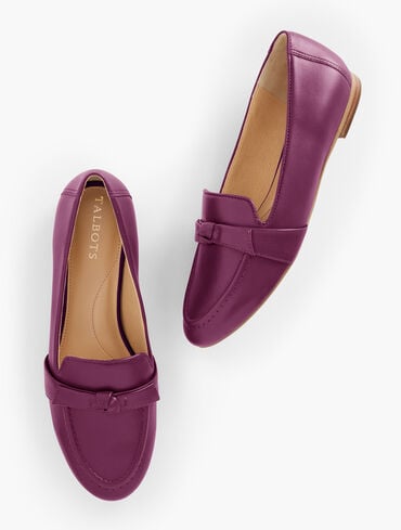 Ryan Bow Loafers - Nappa