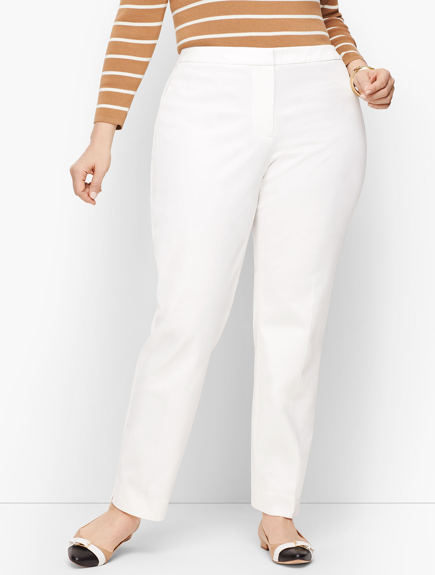 Plus Size Talbots Hampshire Ankle Pants - Curvy Fit