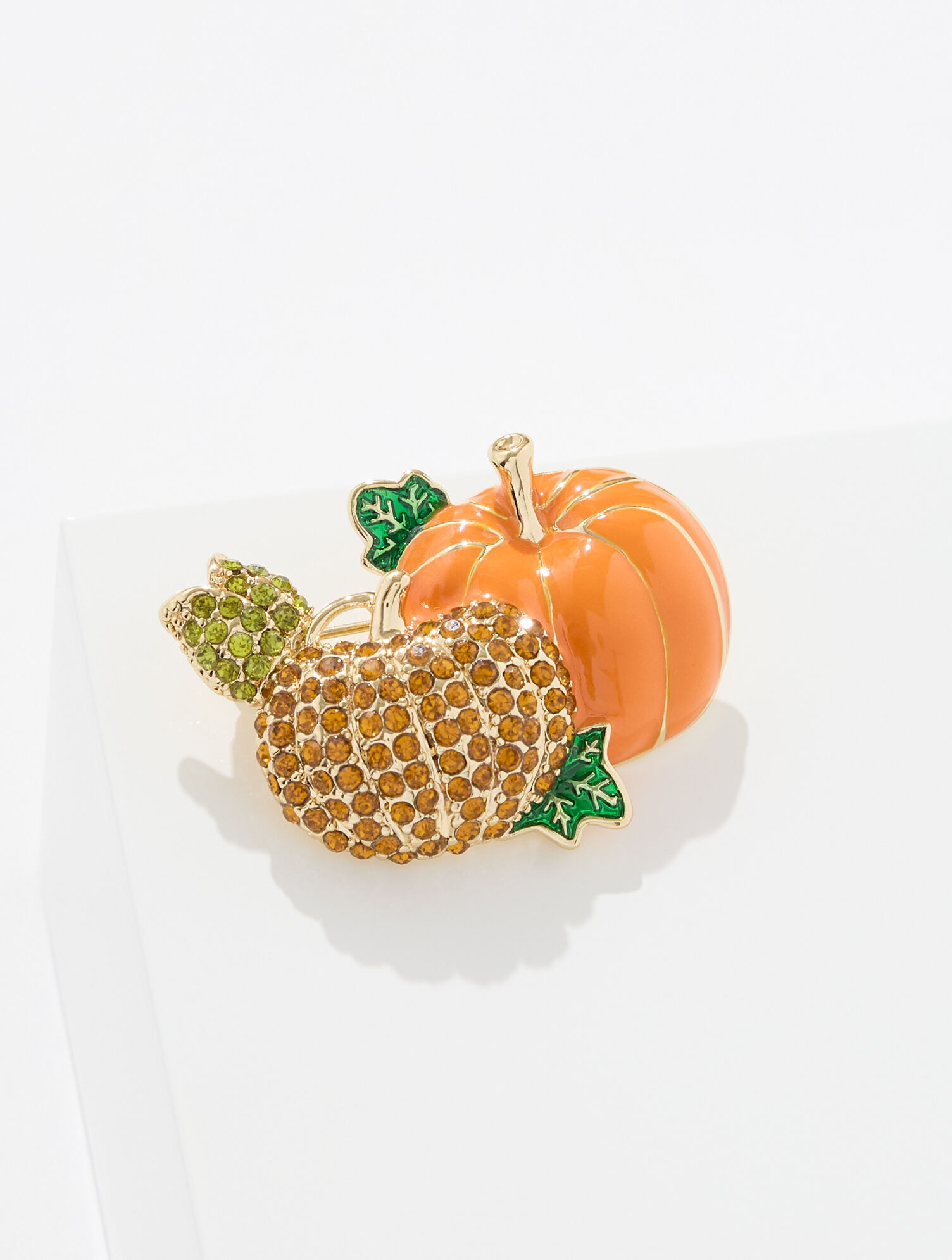 Pumpkin Cluster Brooch