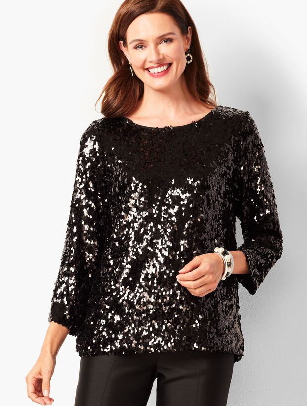Allover Sequin Top