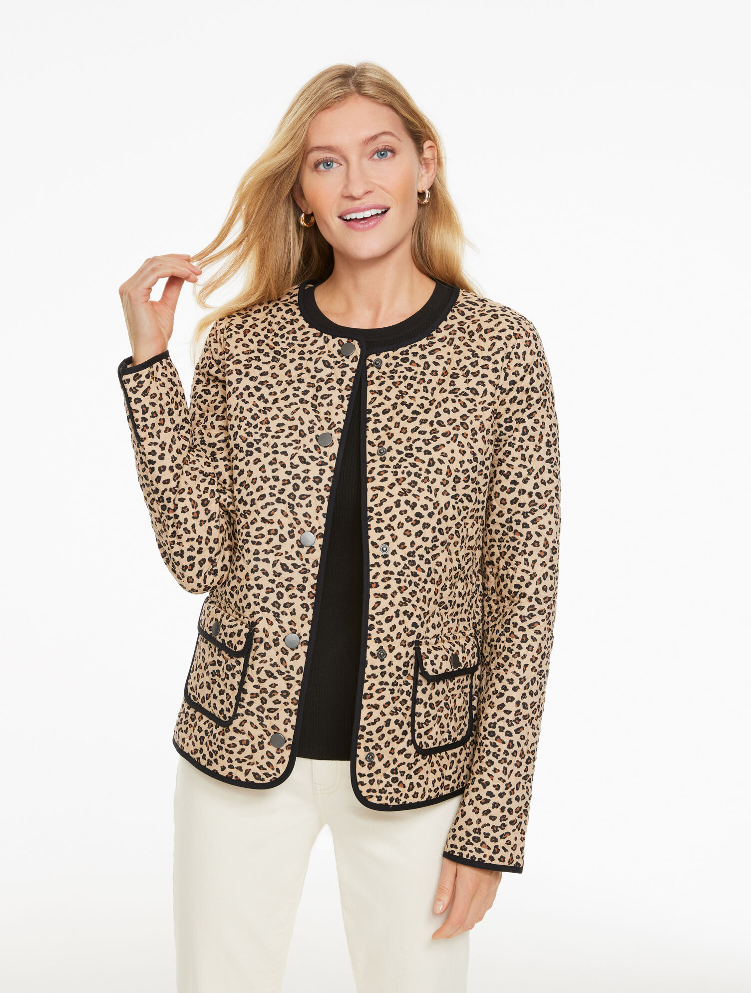Quilted Jacket - Tricolor Cheetah