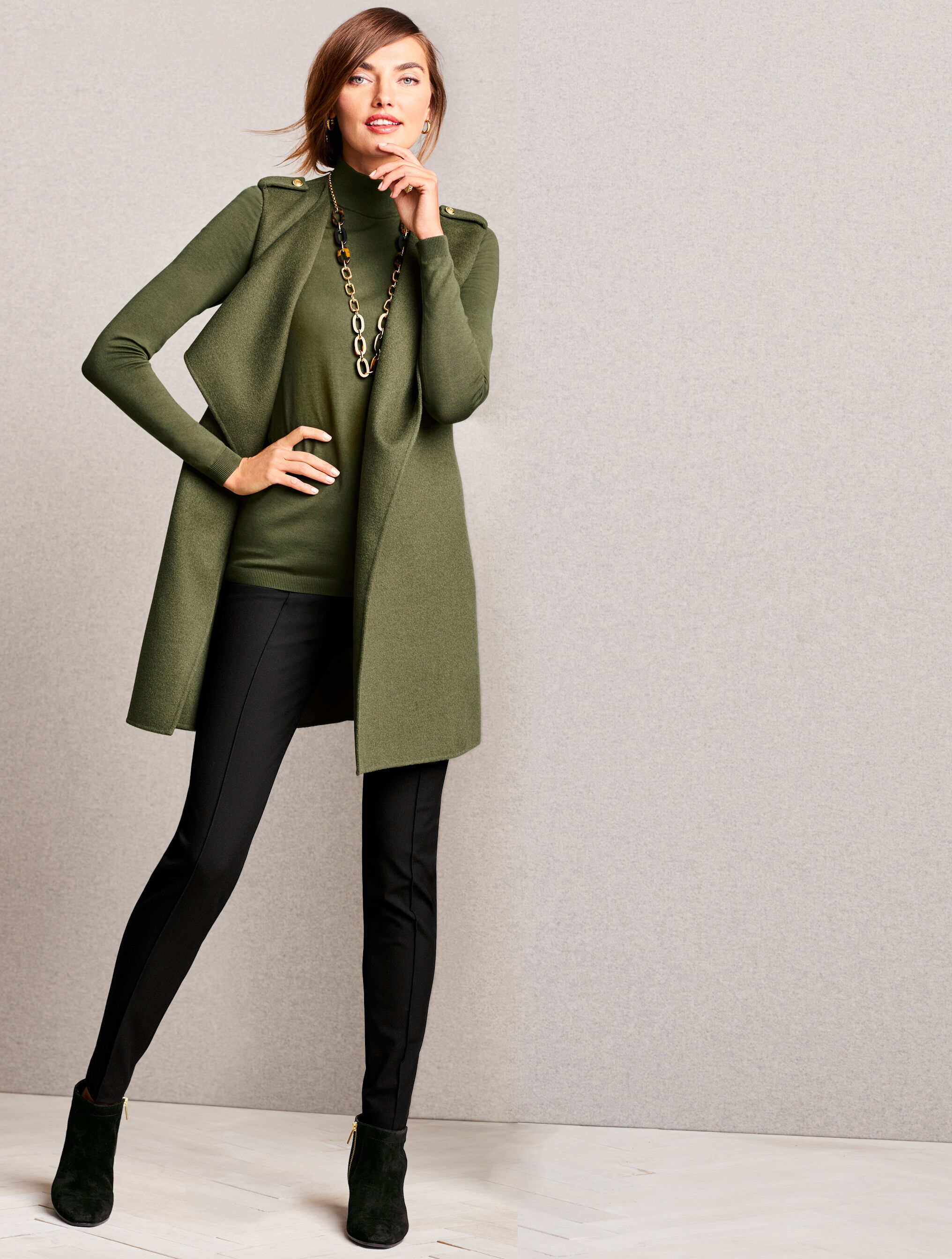 Mock-Turtleneck Sweater