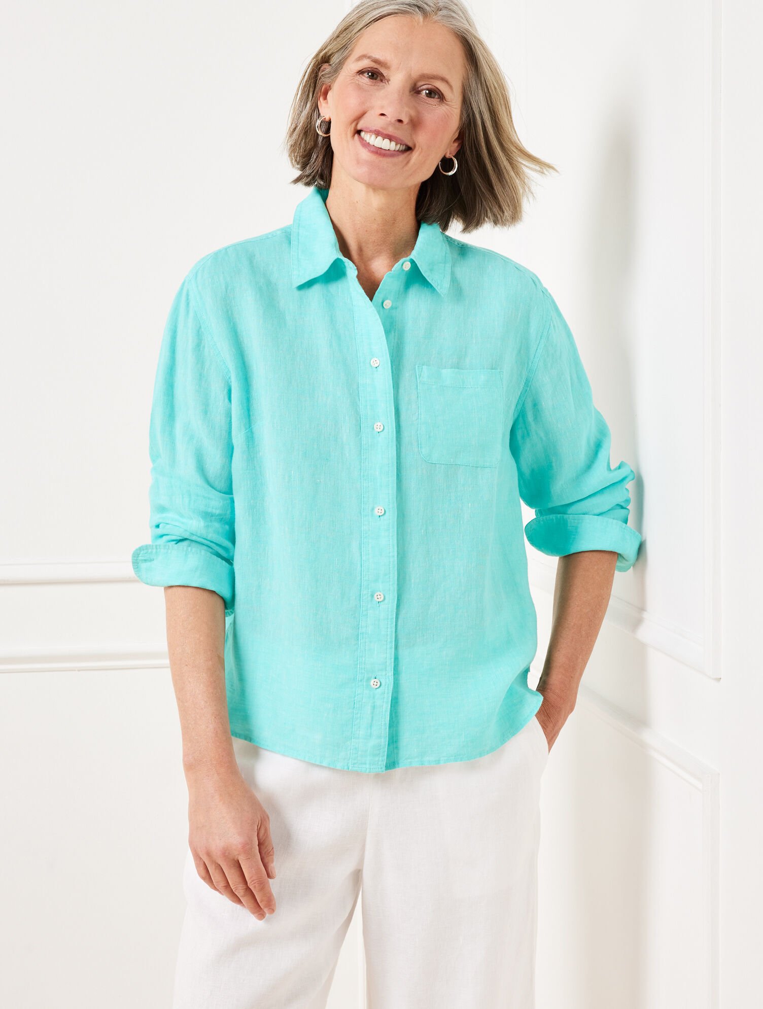 Linen Shirt - Cross Dyed