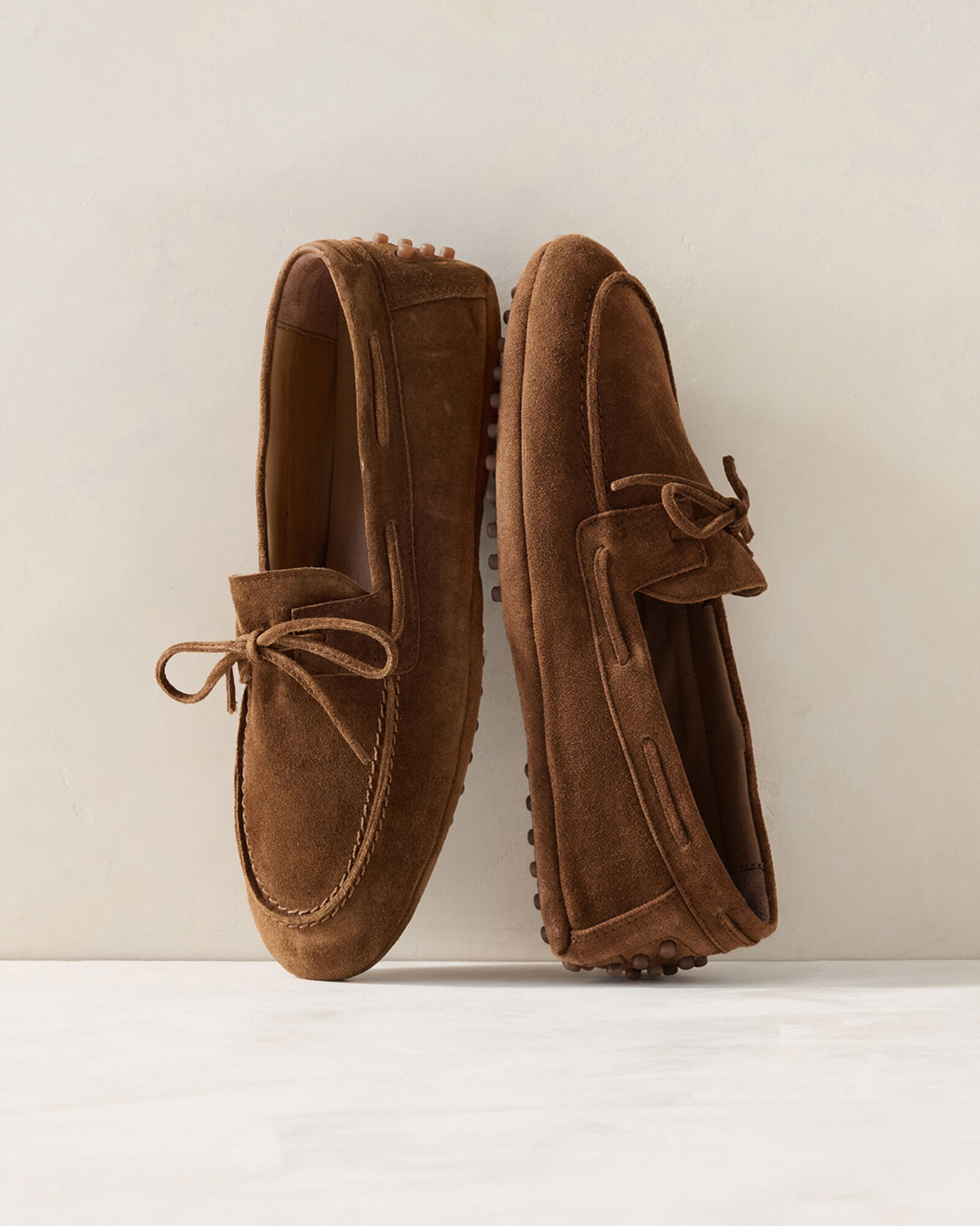 Italian Suede Driving Moccasins