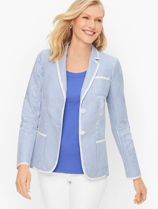 Summer Blazer - Seersucker