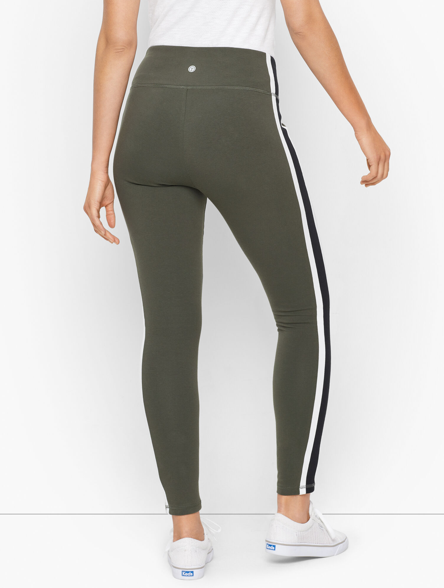 Everyday Stretch Side Stripe Legging Talbots