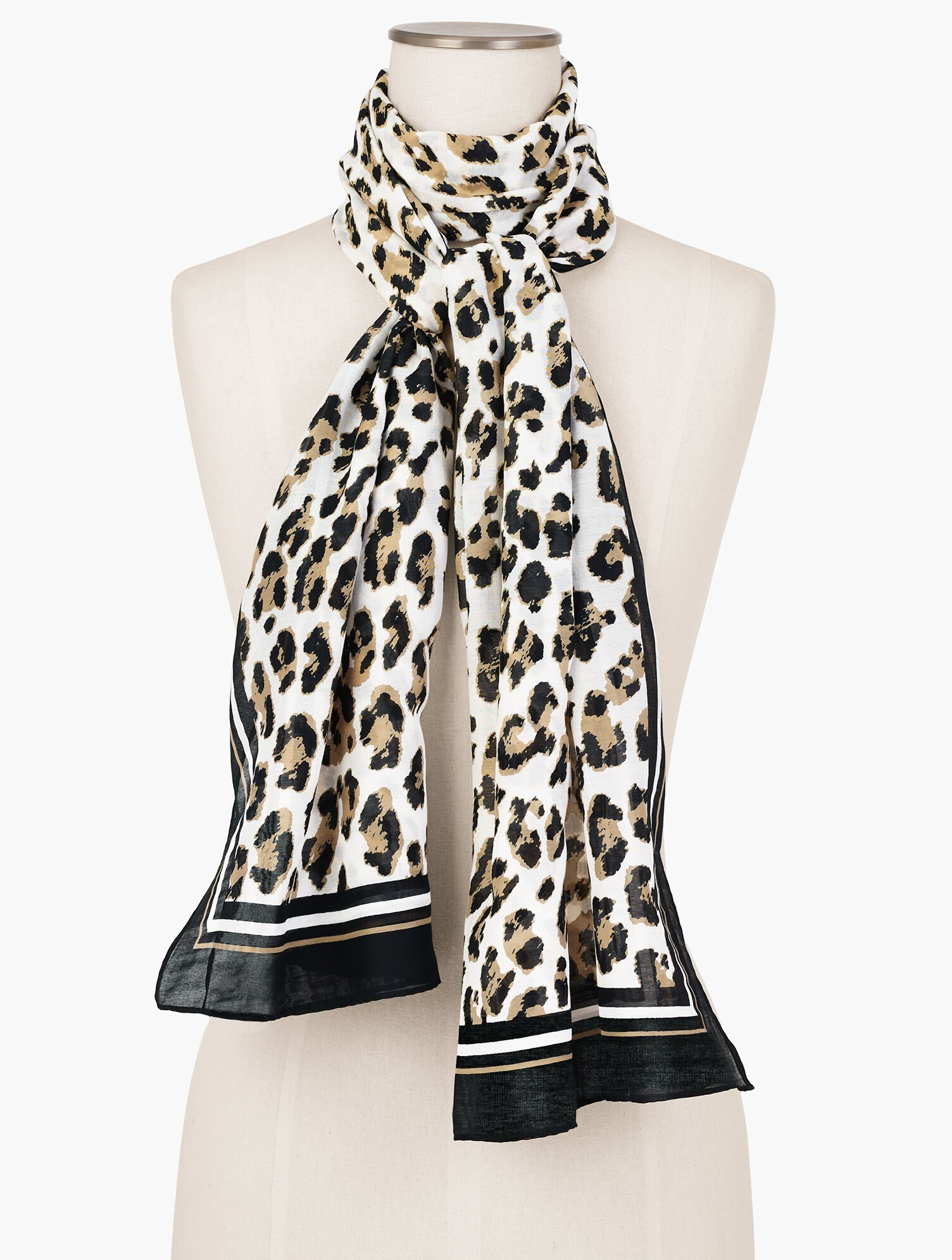 Leopard Oblong Scarf