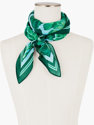 Isle Fronds Square Scarf