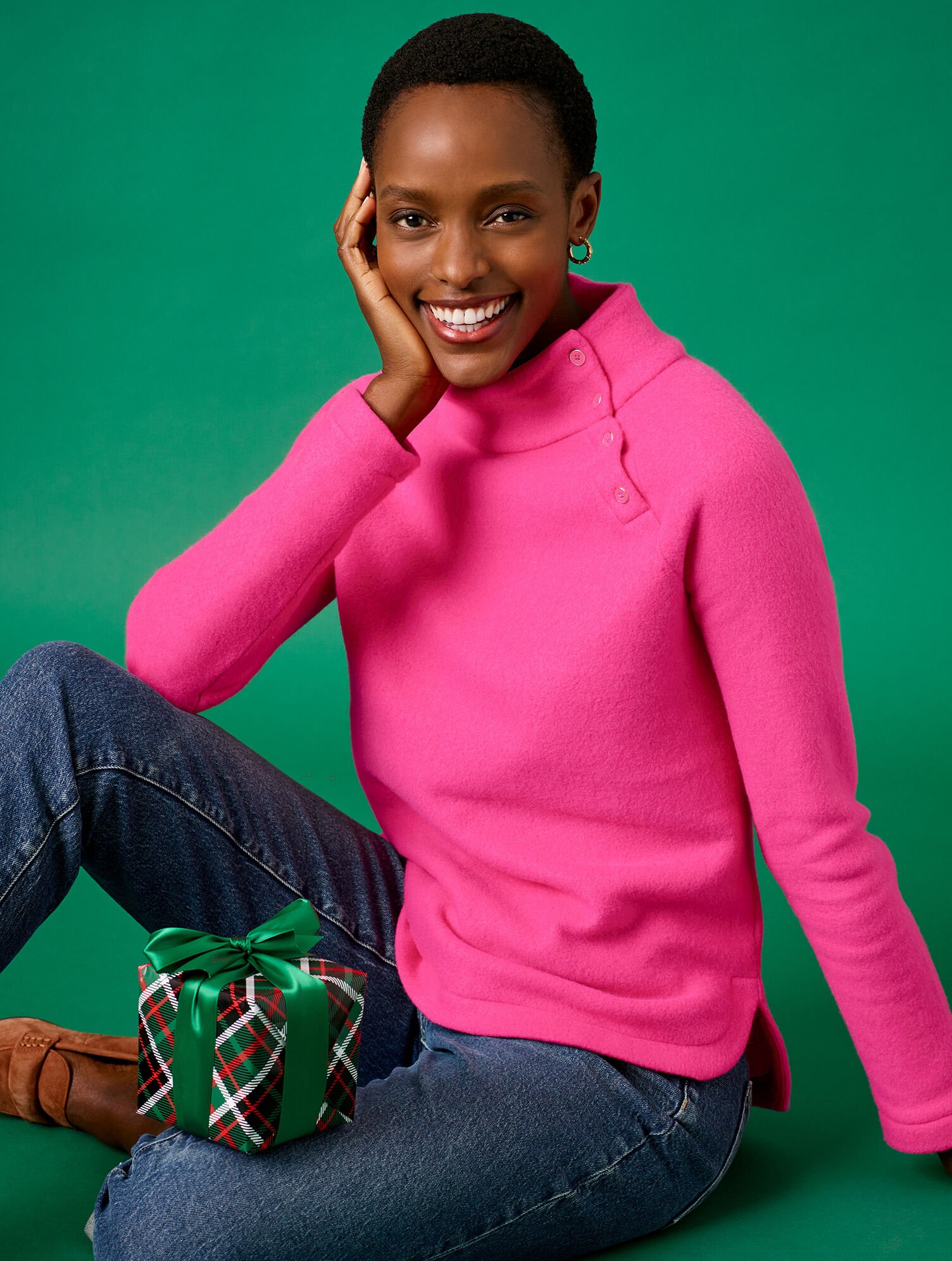 TALK TO ME プルオーバー ボートネック TALK TO ME プルオーバー ボートネック