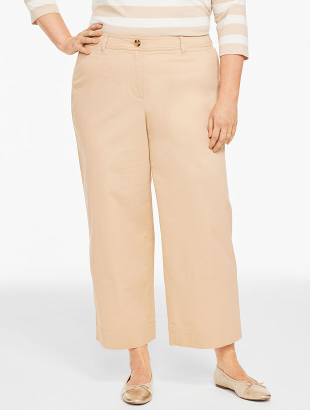 Wide Ankle Heritage Twill Pants