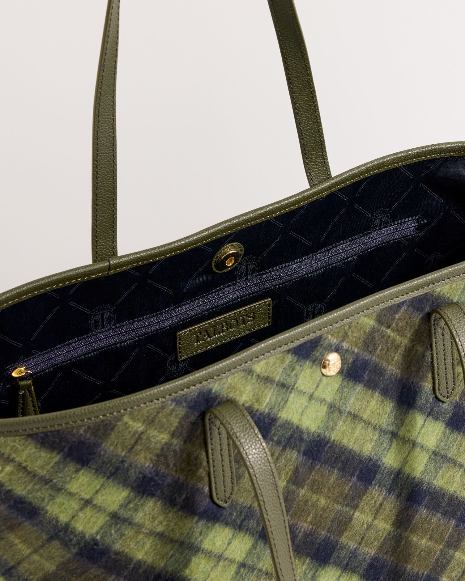 Harper Hunting Plaid Tote - thumbnail 4