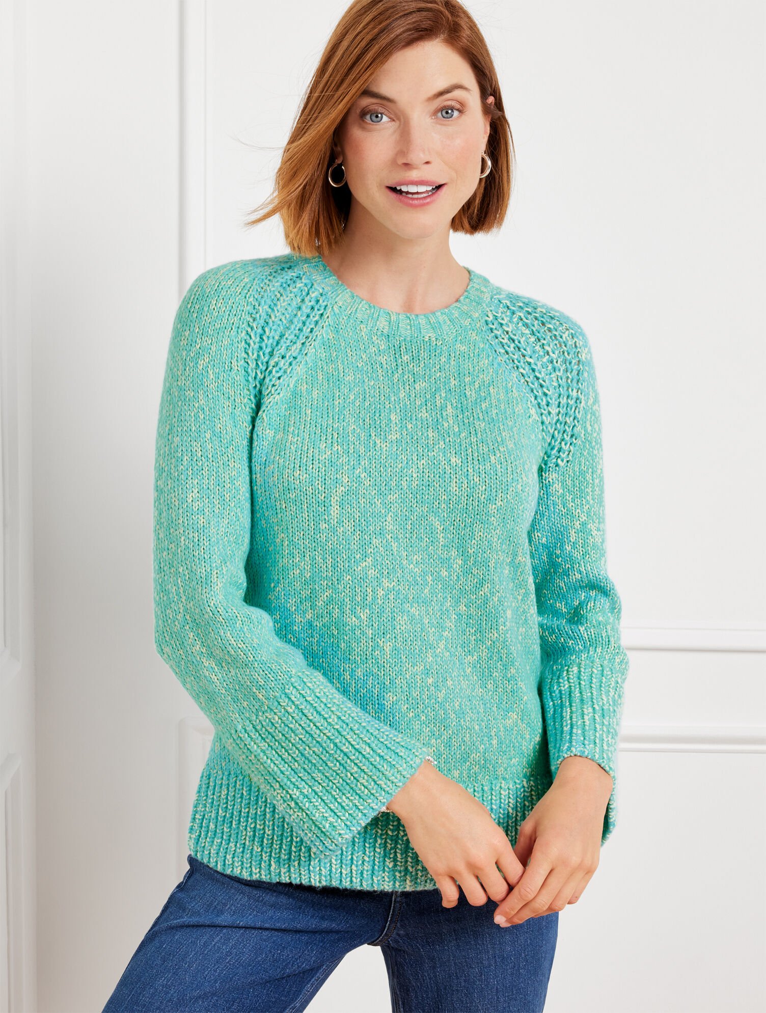 Shaker Stitch Sweater - Marl | Talbots