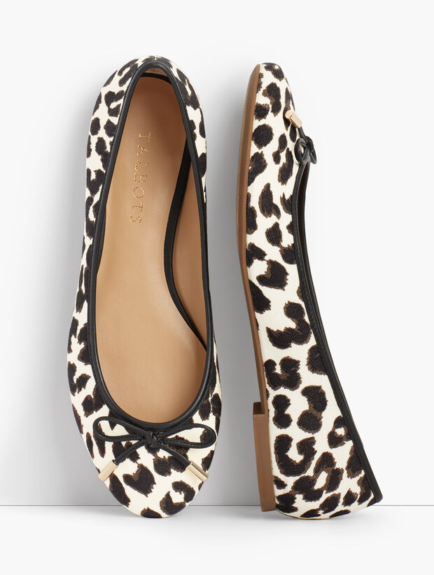 Olympia Ballet Flats - Leopard
