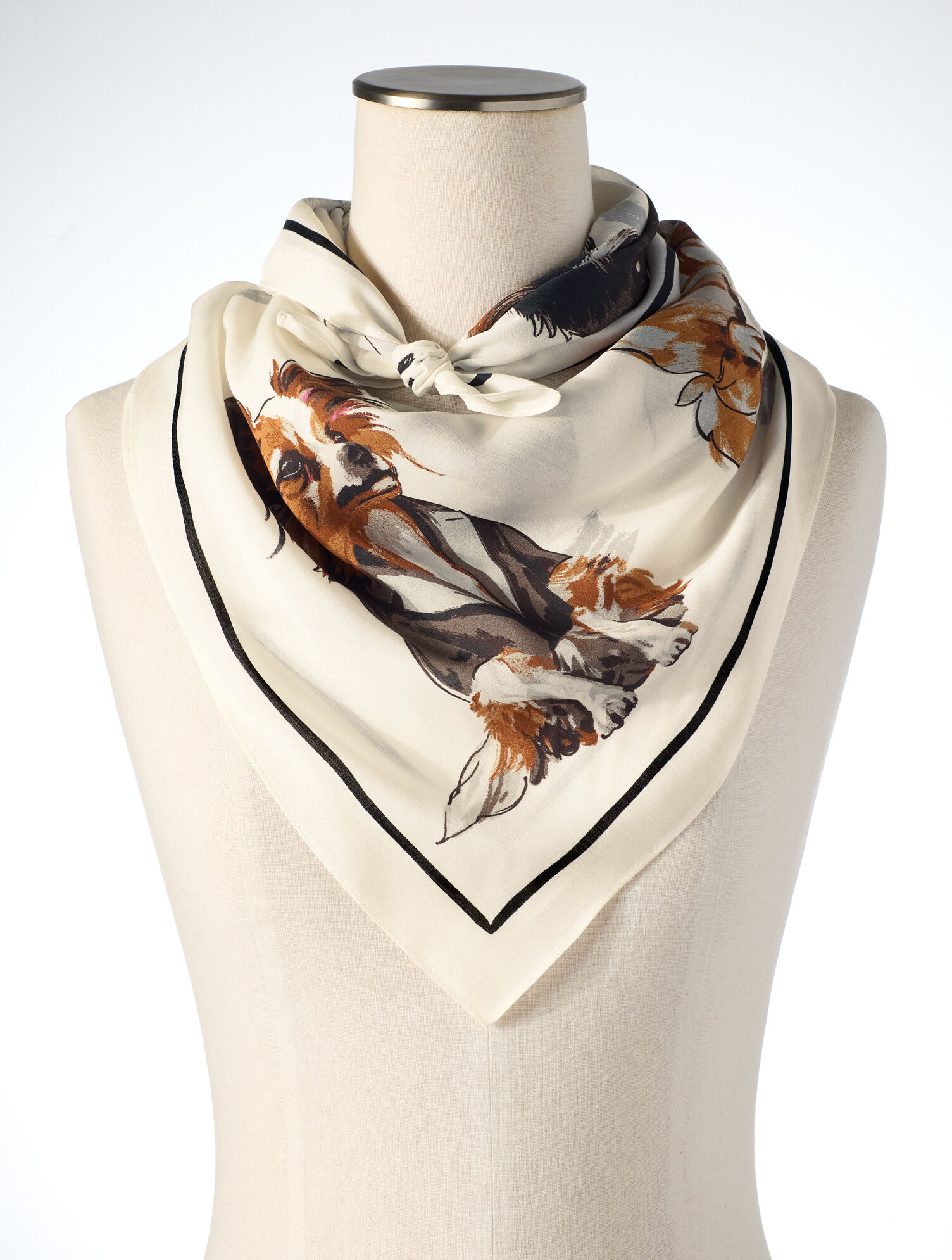 Puppy Love  Square Scarf