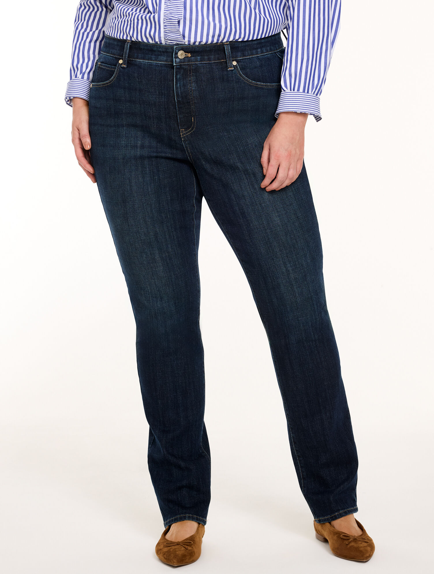 Straight Leg Jeans - Presley Wash