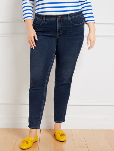 Plus Exclusive Slim Ankle Jeans - Providence Wash - Curvy Fit