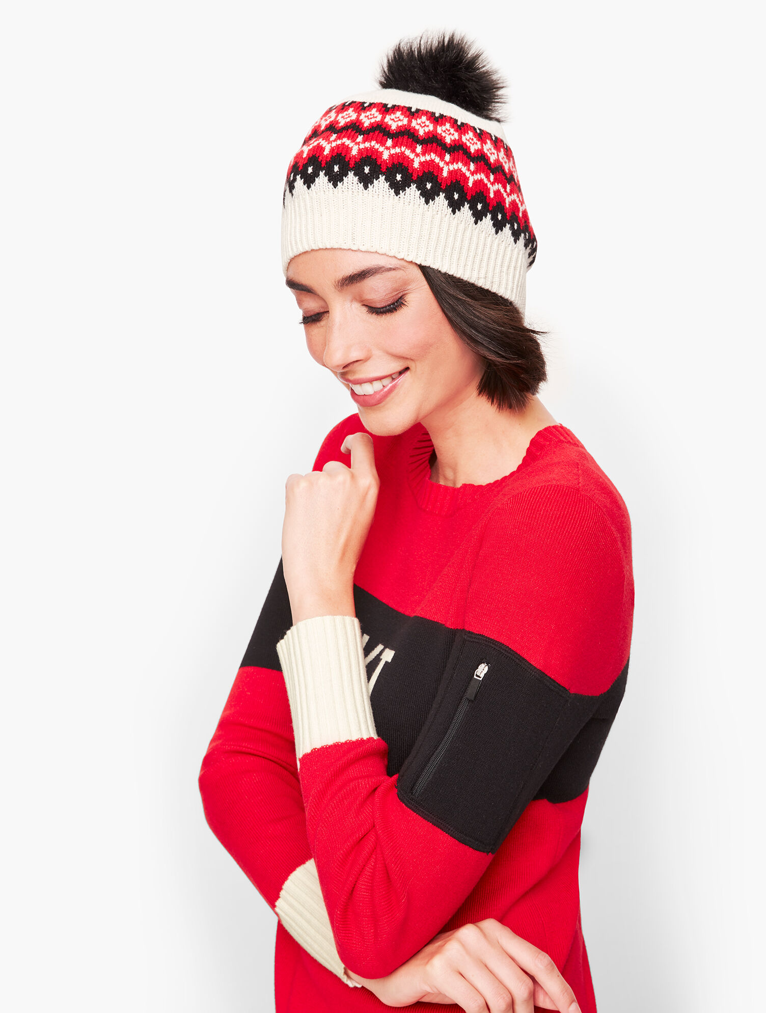 Colorblock "Ski" Sweater
