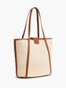 Packable Paper-Straw Tote Bag
