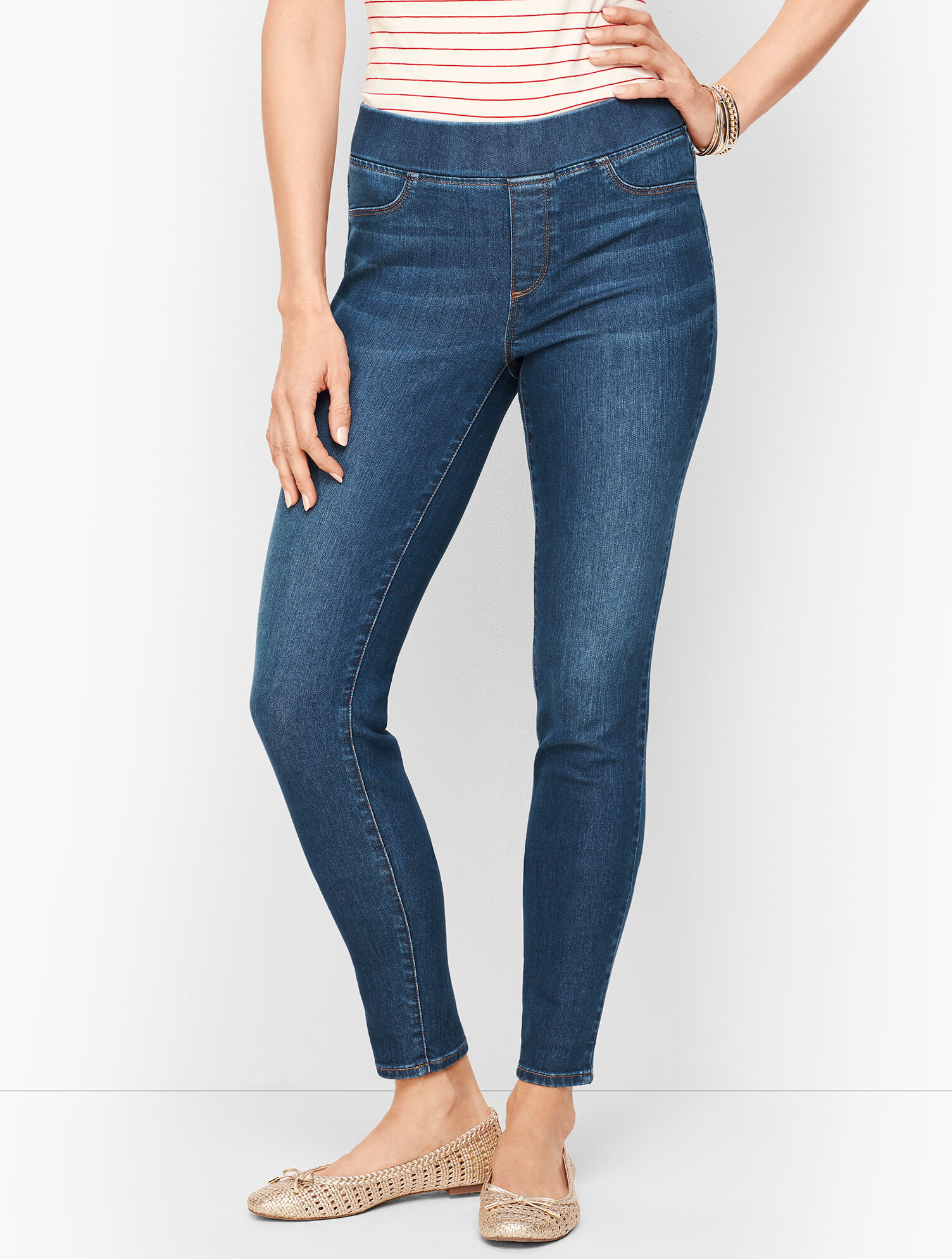 Sculpt Pull-On Jeggings - Maya Blue Wash
