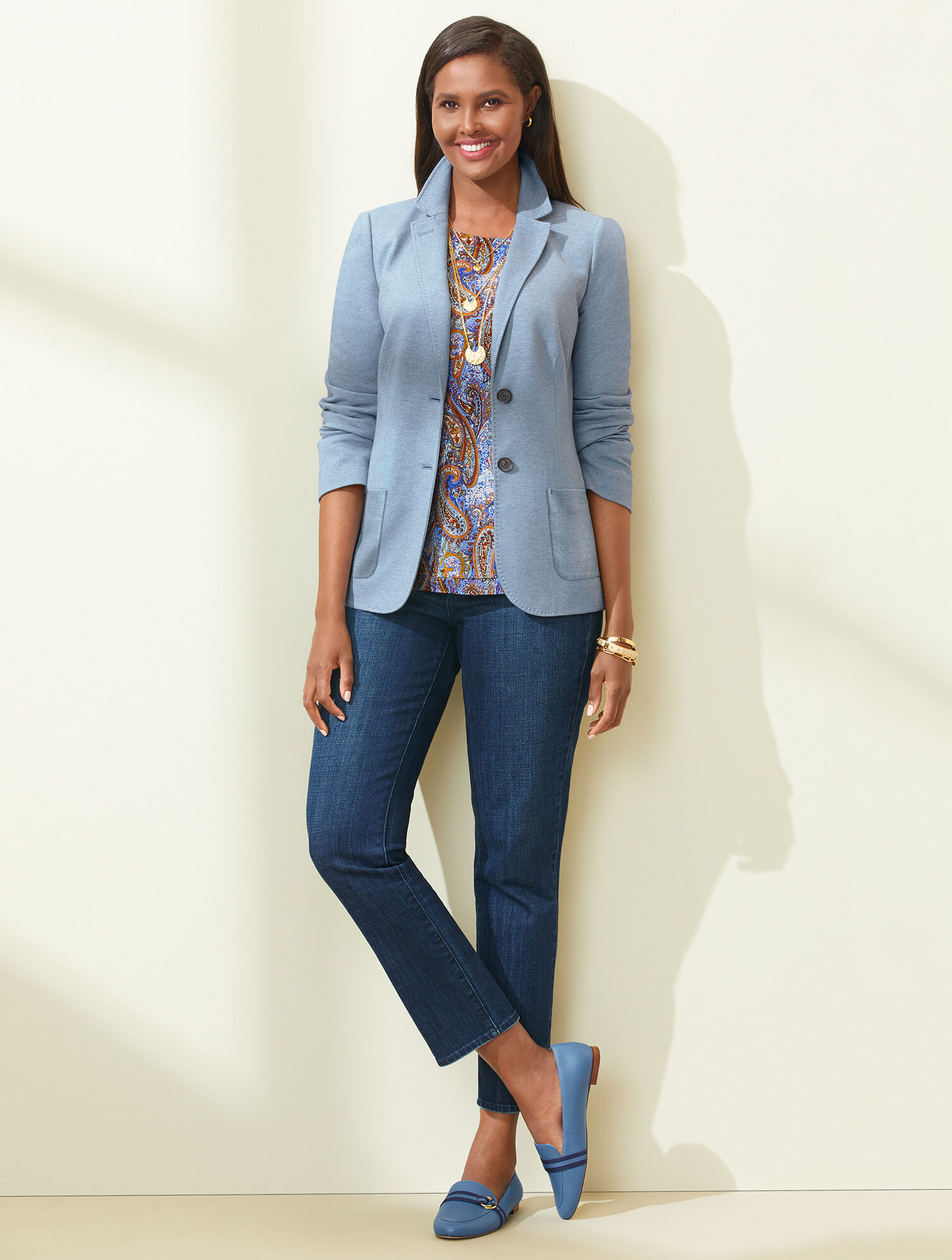 Aberdeen Knit Blazer - Ponte