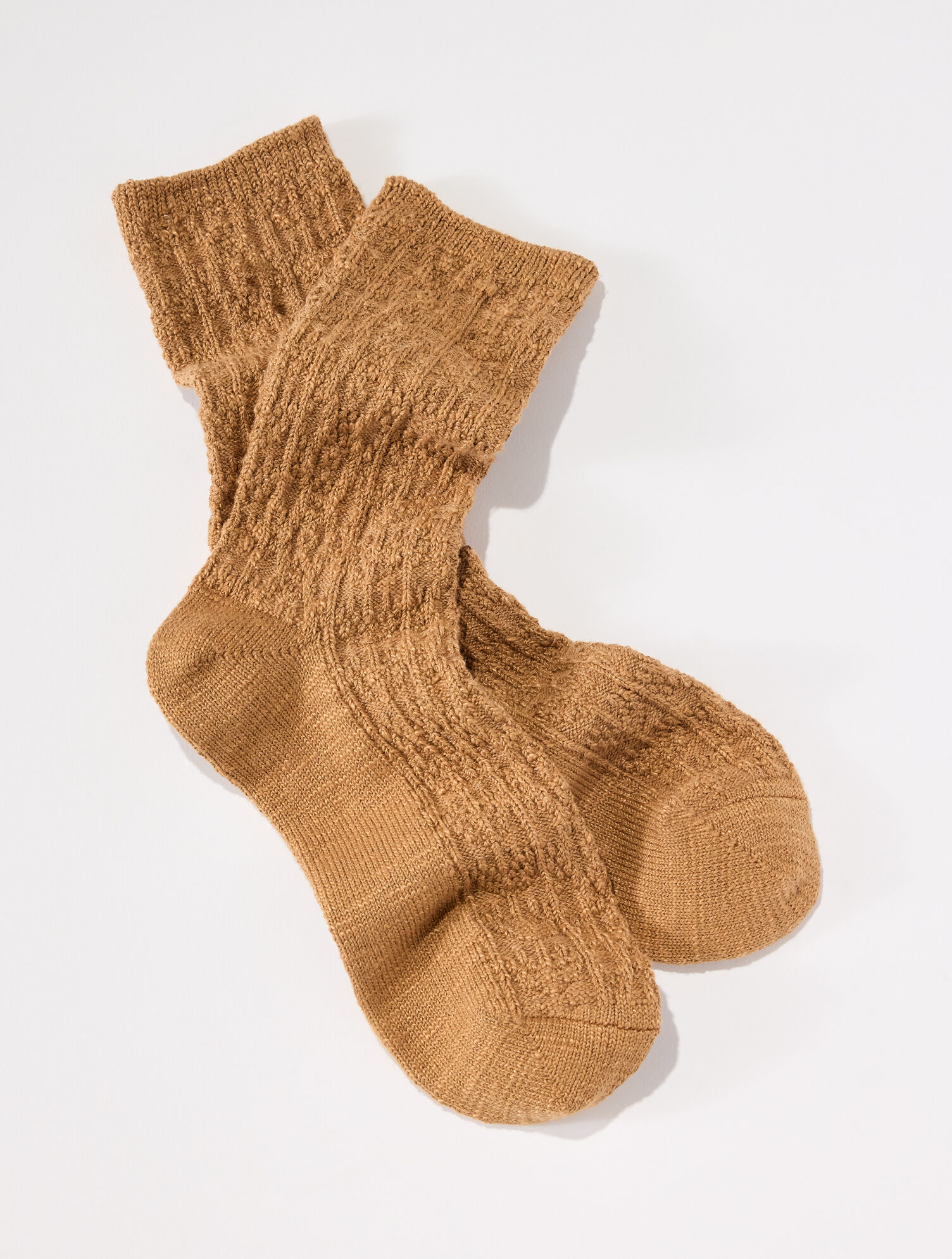 Cable Knit Short Boot Socks