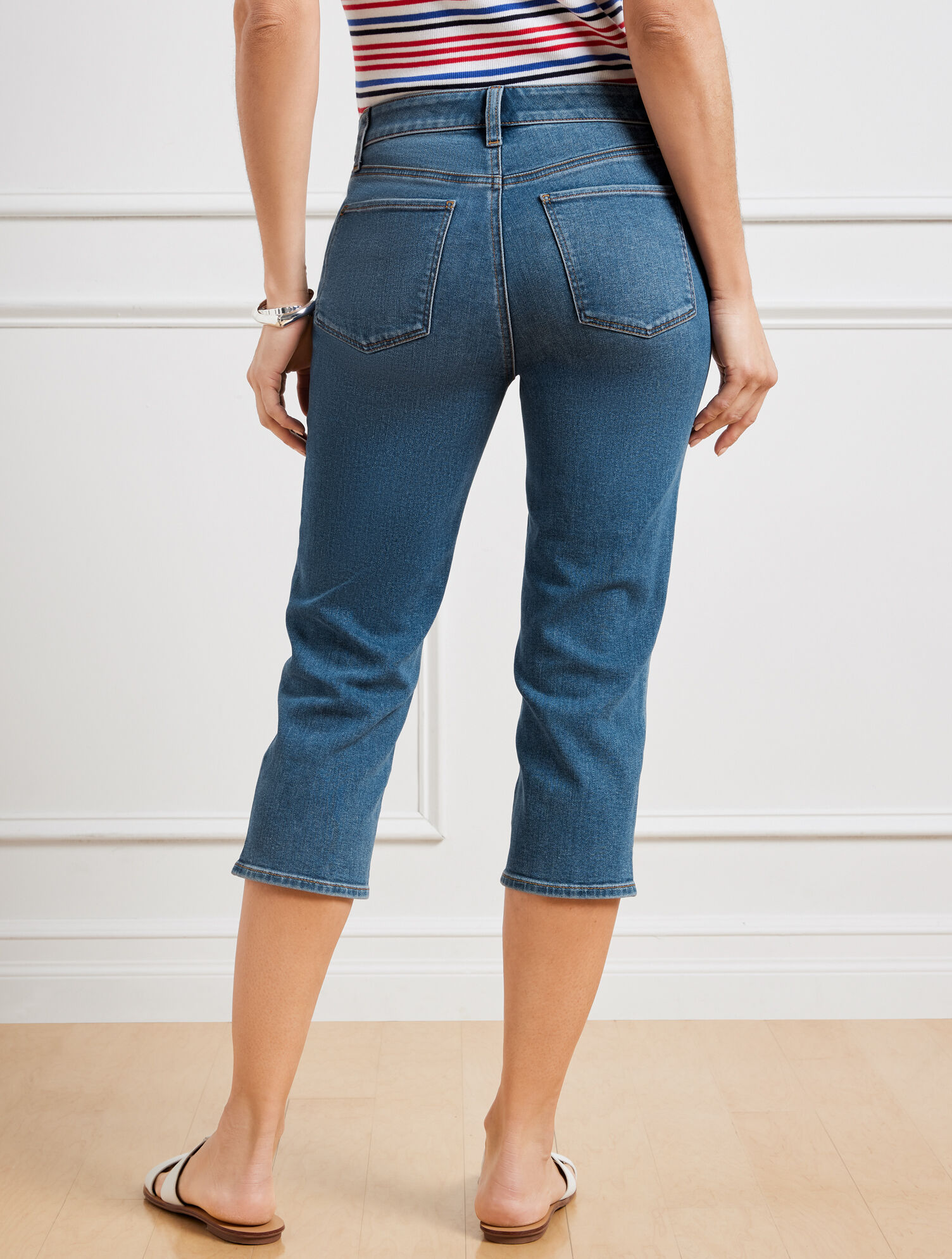 Pedal Pusher Jeans - Beacon Wash