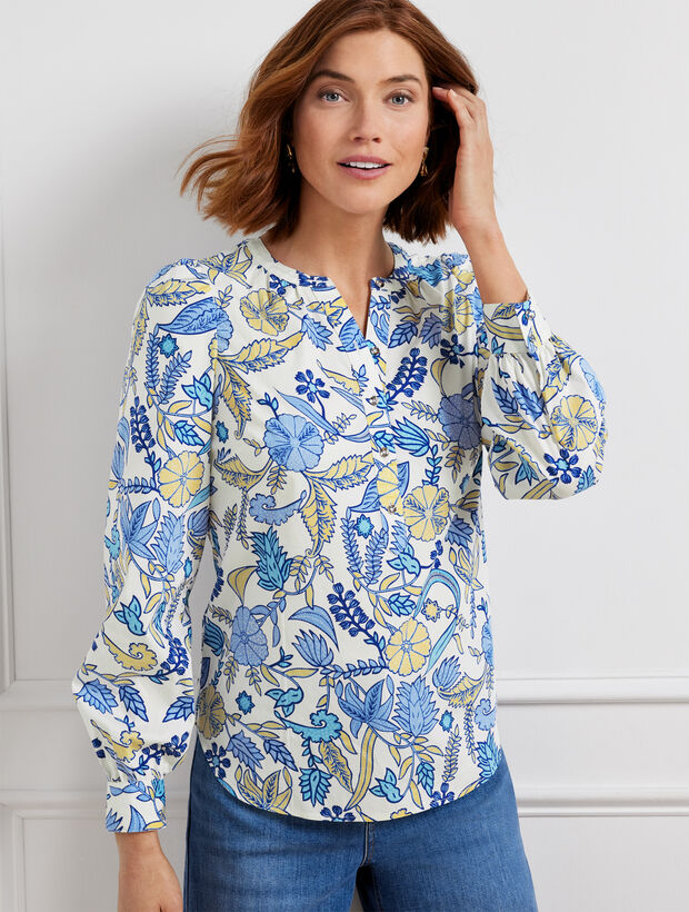 Paradisio Petals S/L Popover Top