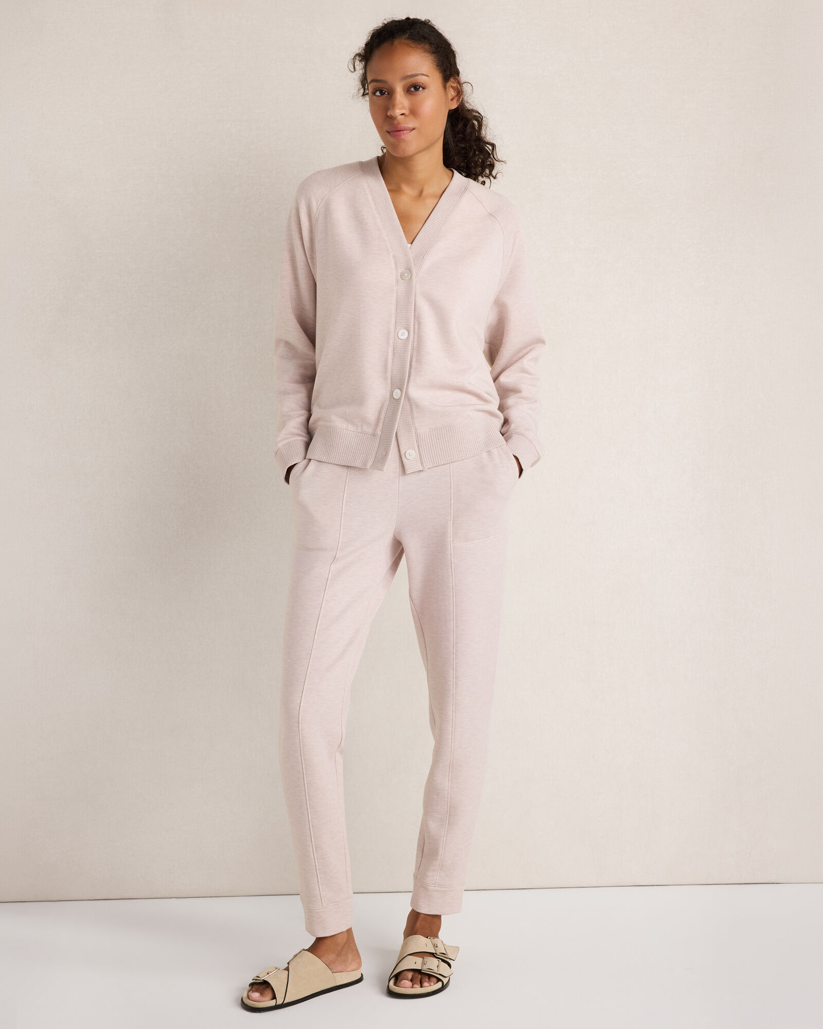 Fleece Pintuck Joggers