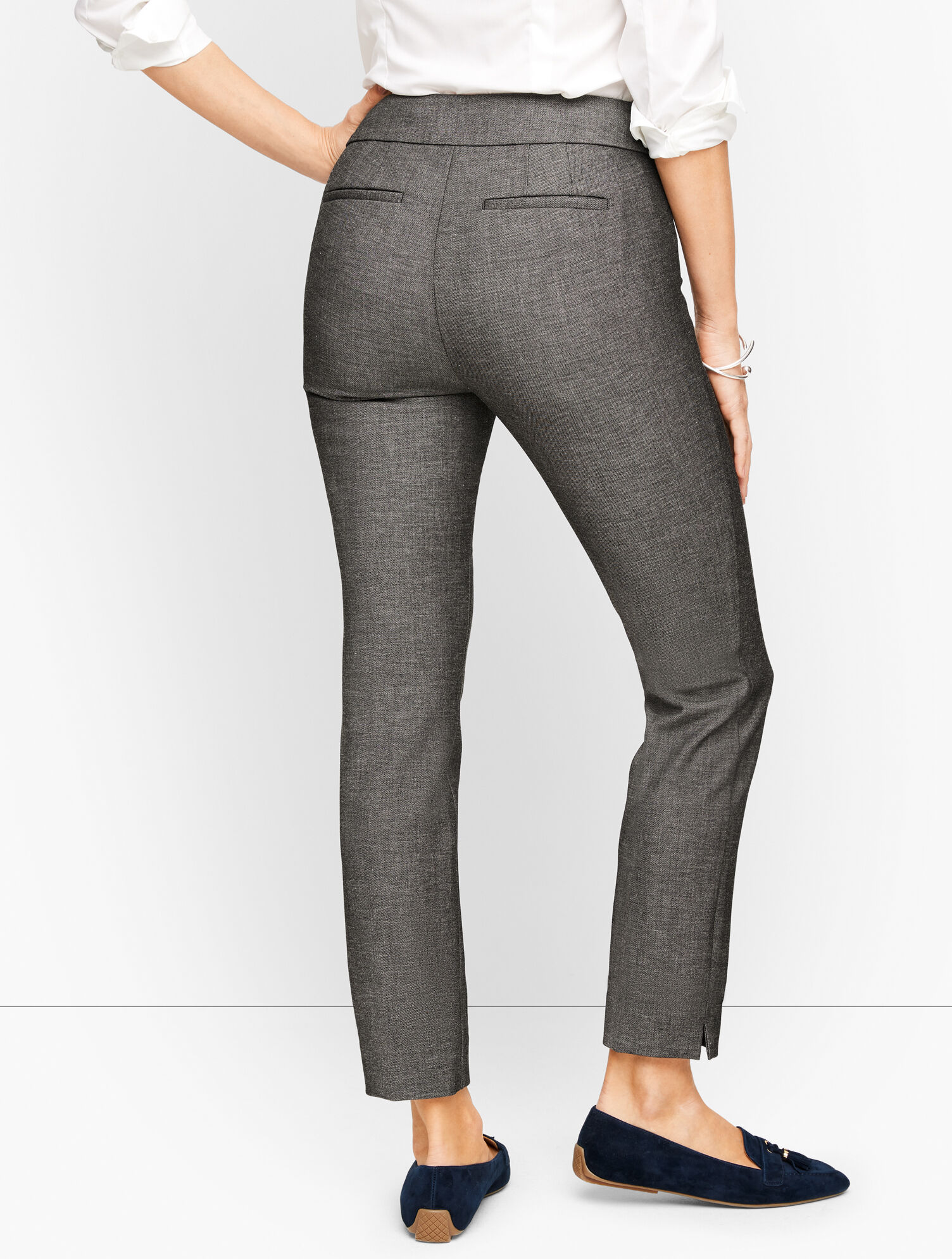 Talbots Chatham Ankle Pants - Sharkskin