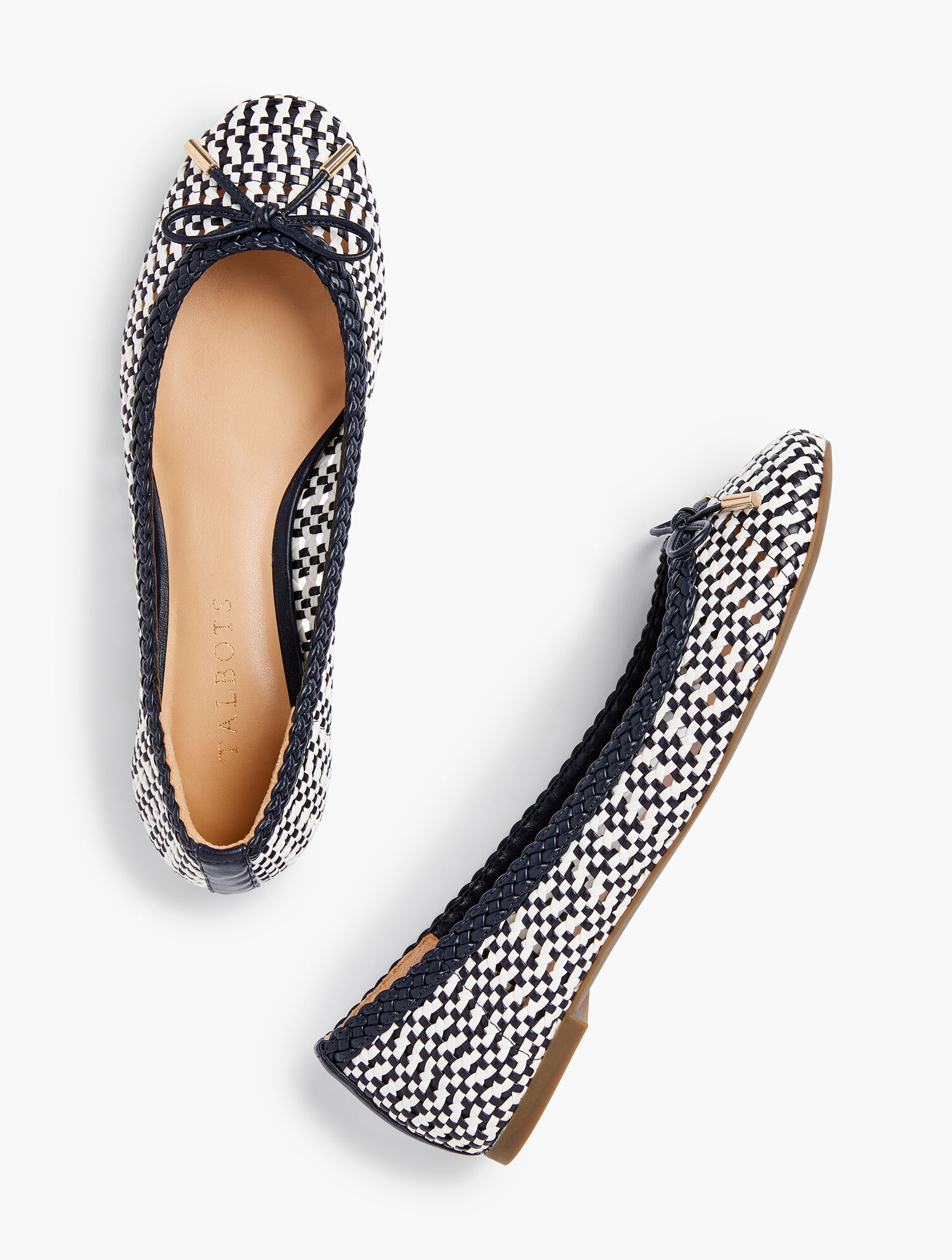 Olympia Open-Weave Ballet Flats - Bi-Color