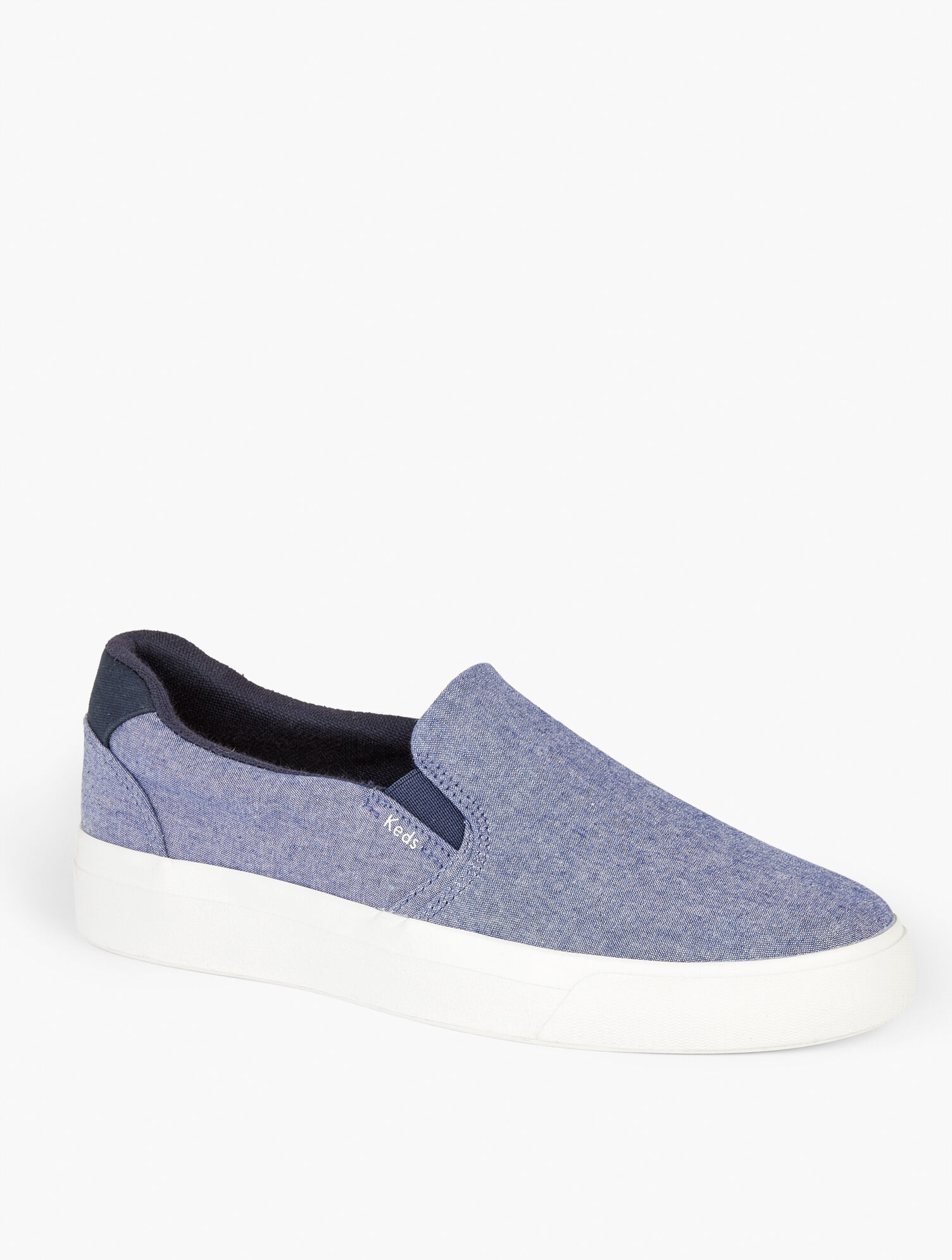 Keds® Pursuit Slip-On Canvas Sneakers | Talbots display picture 1