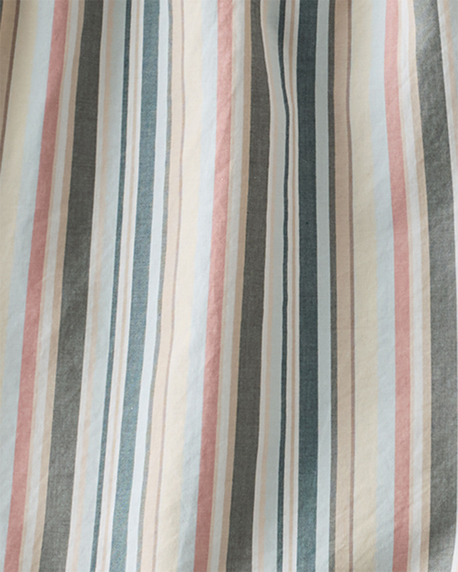 Organic Cotton Poplin Summer Stripe Pajama Top