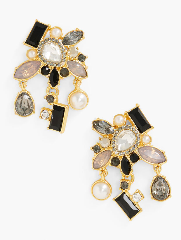 Holiday Crystal Statement Earrings