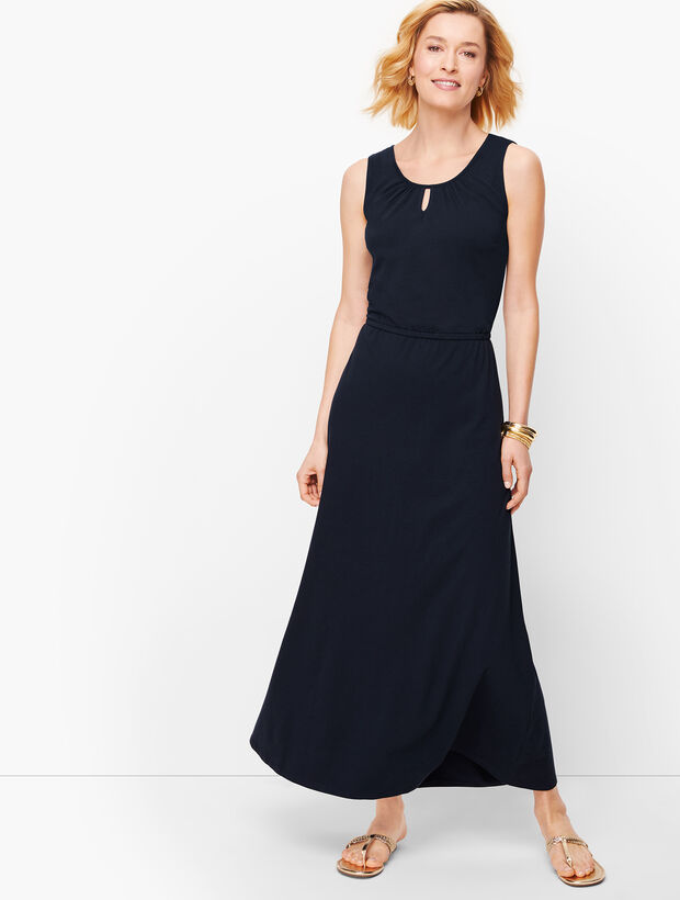 Jersey Maxi Dress- Solid | Talbots