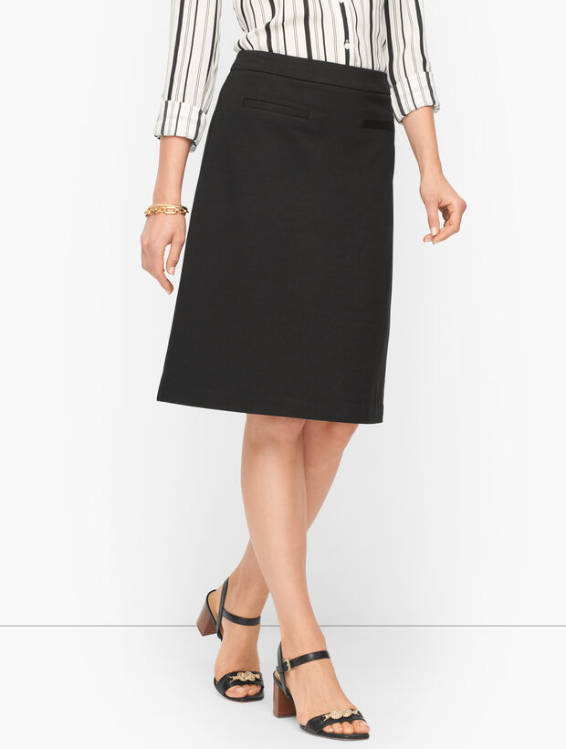 Ponte A-Line Skirt