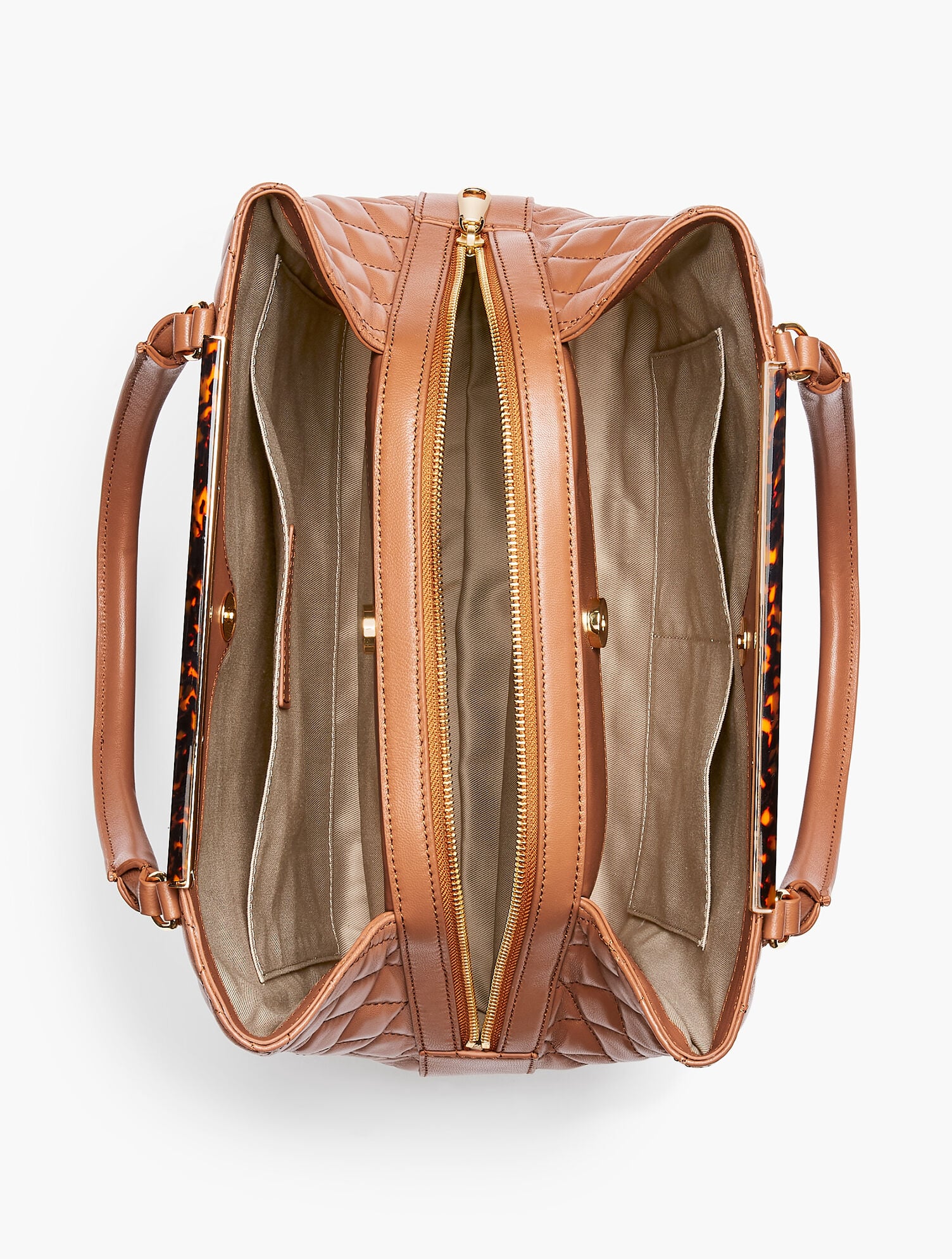 Quilted Nappa Leather Tote Bag