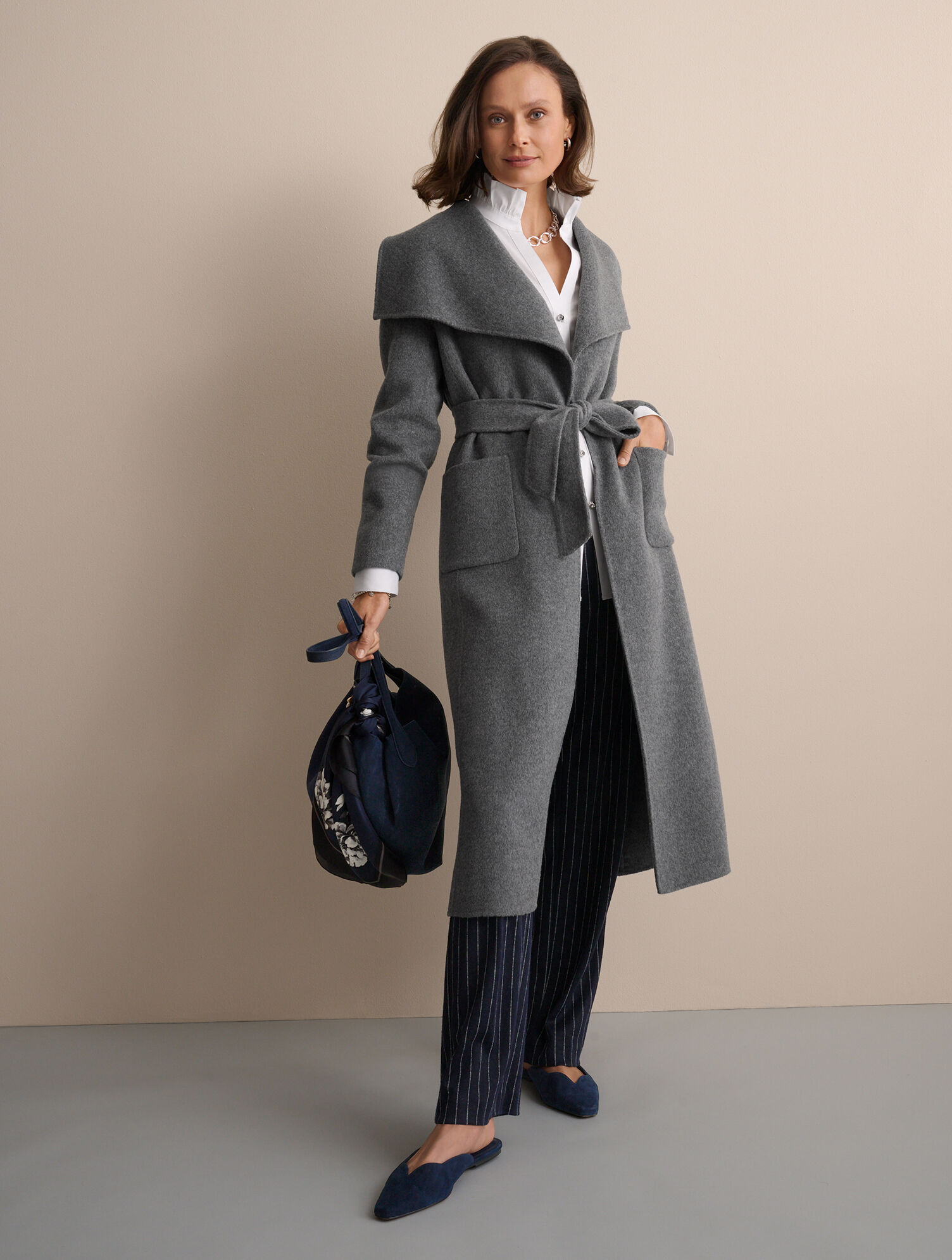 Double Face Belted Coat