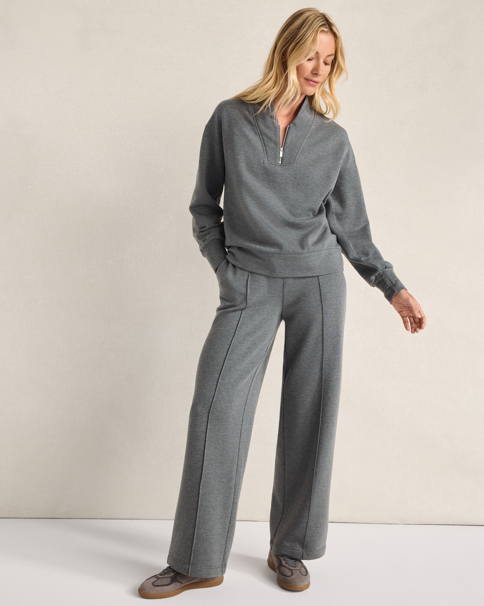 Fleece Quarter-Zip Pullover | Haven Well Within