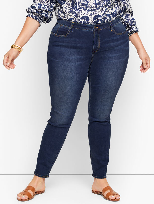 Plus Size Exclusive Slim Ankle Jeans - Lyra Wash - Curvy Fit | Talbots