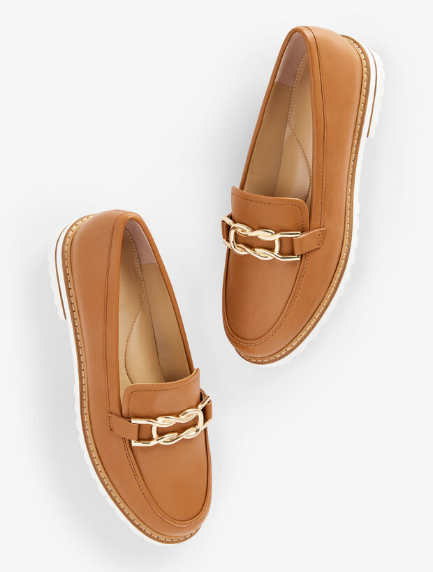 Laura Link Nappa Loafers