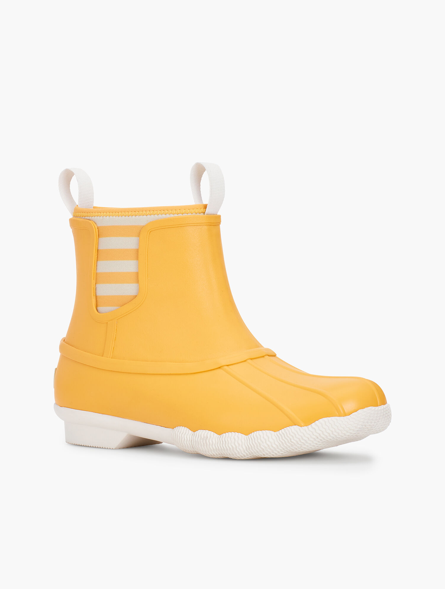 sperry duck boots yellow