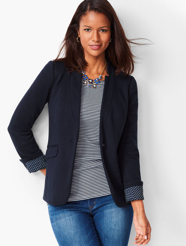 Perfect Ponte Blazer- Solid