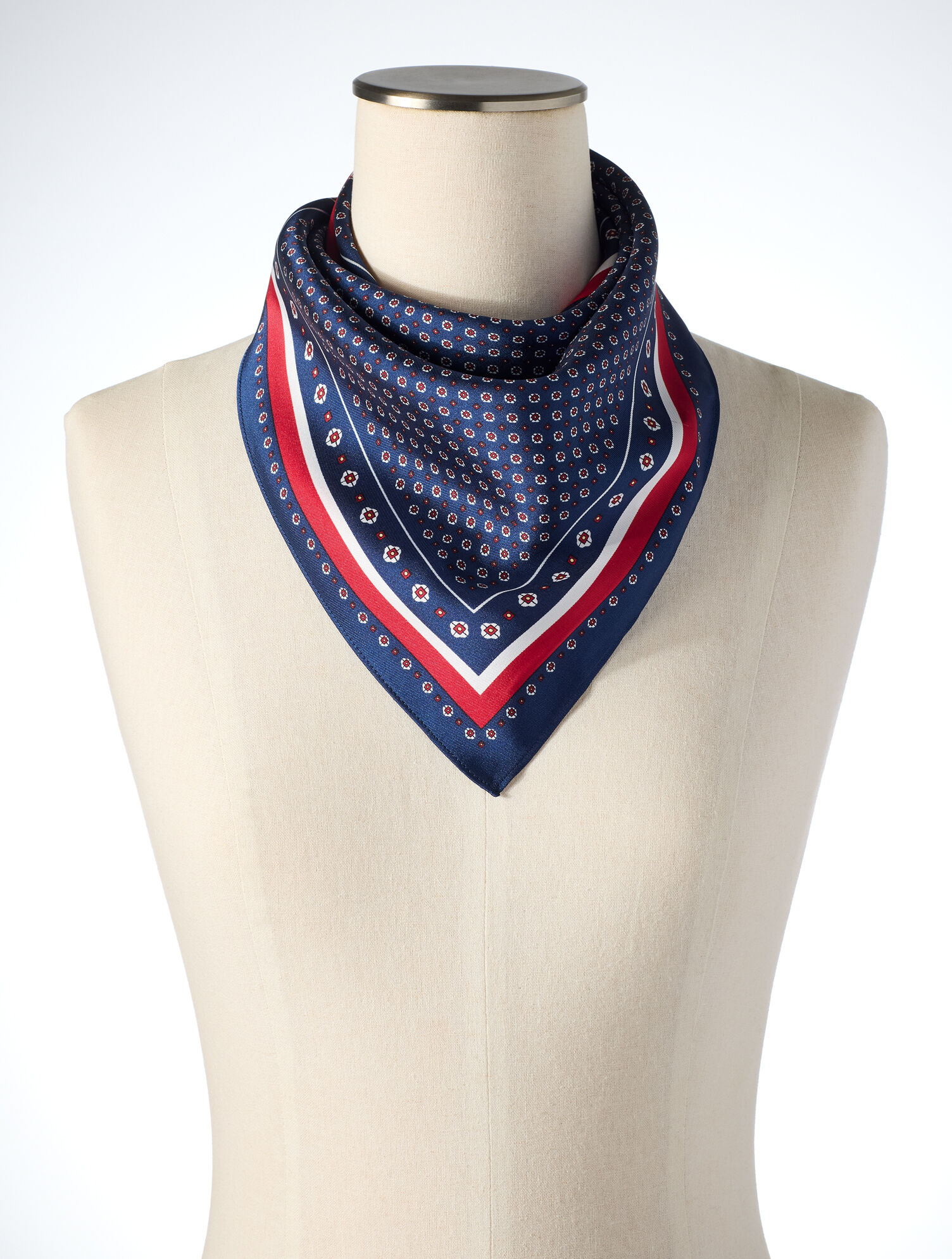 Foulard Floral Square Scarf