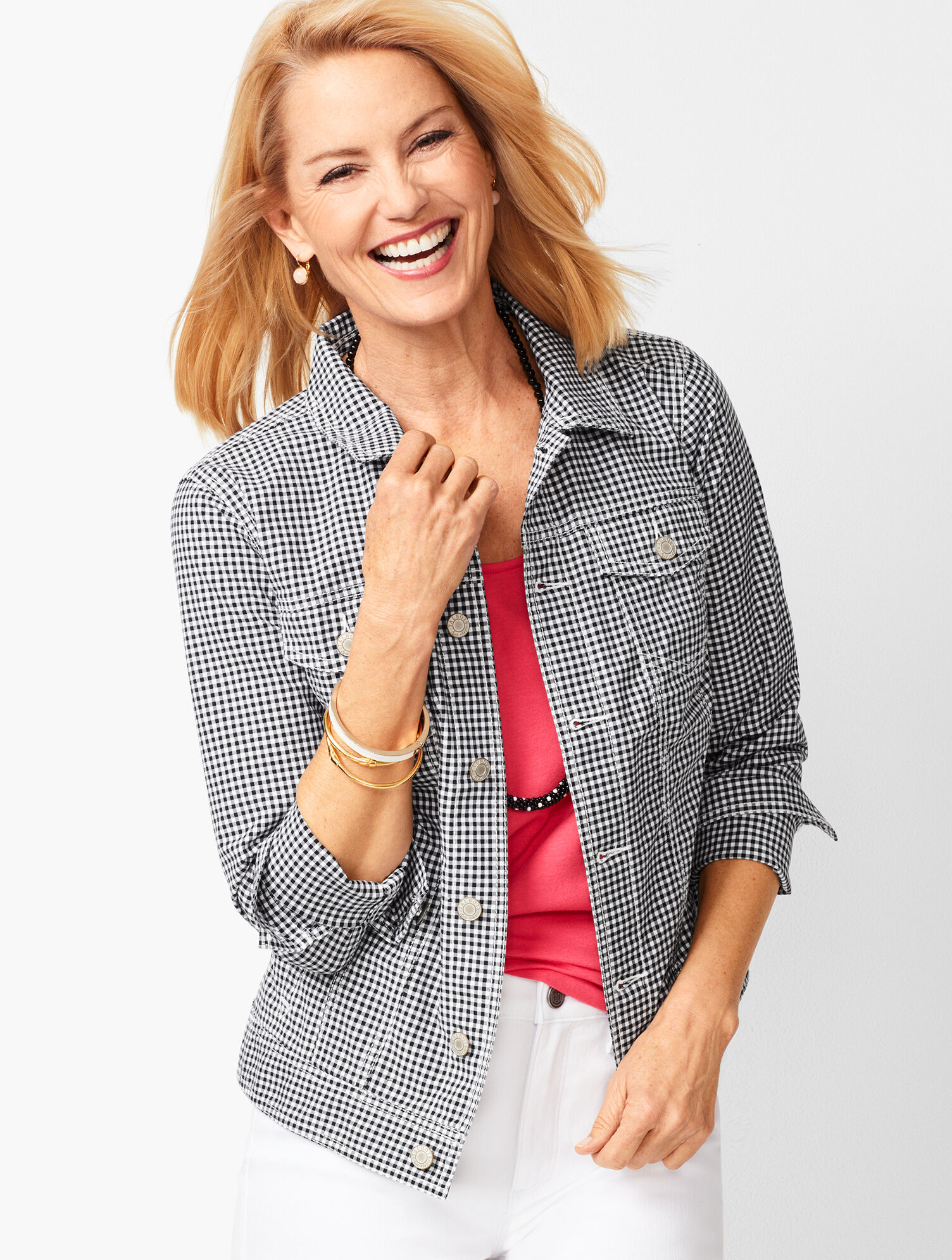 Classic Jean Jacket - Gingham