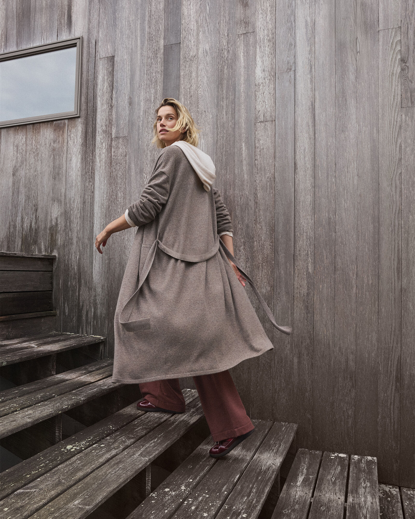 Cashmere Belted Duster