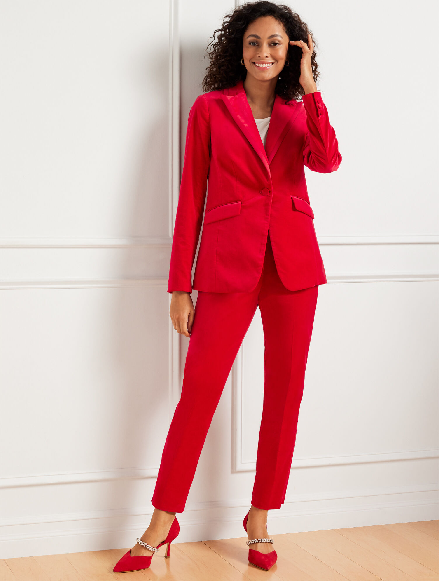 Velvet Tuxedo Blazer