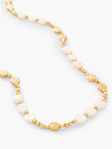 Mother-Of-Pearl Long Necklace