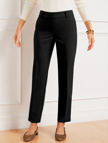 Women's Petite Black Ankle Pants | Talbots Women's Petite Black Ankle Pants | Talbots