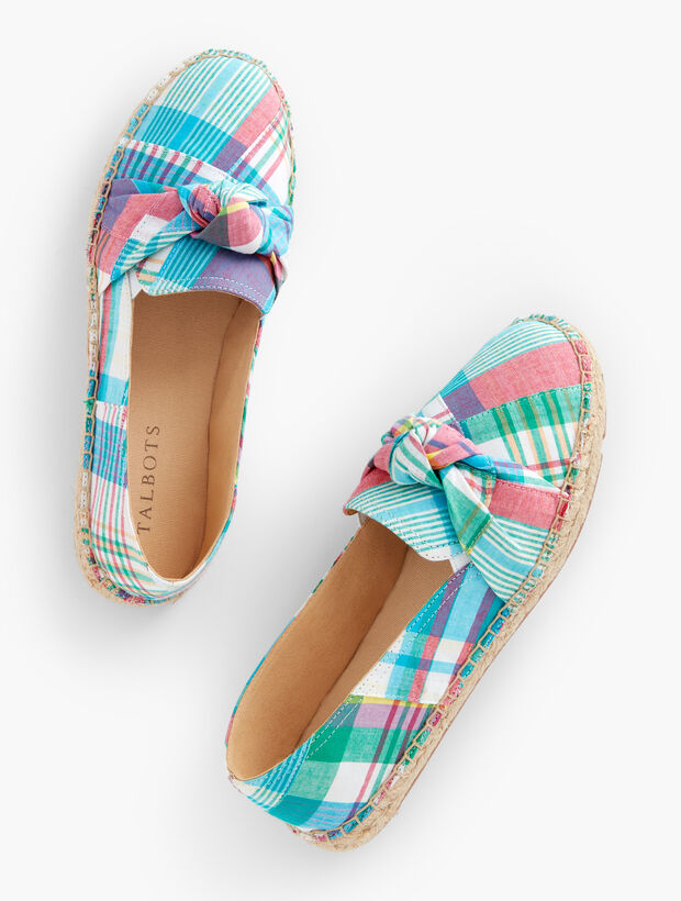 Izzy Knot Patchwork Espadrilles