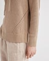 Linen Cotton Ribbed Hoodie